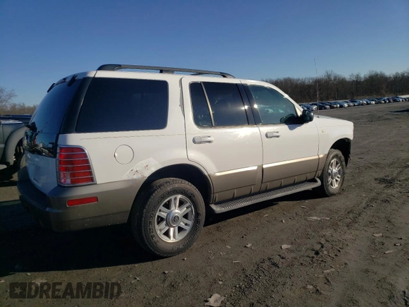 2004 Mercury Mountaineer Convenience z VIN 4M2ZU86K84UJ09656, wystawiony jako Copart lot #82852813 z przebiegiem 170 278 mil mil oraz Szkoda całkowita • Salvage title. Historia ofert i sprzedaży dostępna na DreamBid. Obrazek 3.