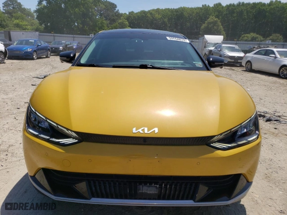 2022 Kia EV6 Wind with VIN KNDC3DLC9N5047071, listed as a Copart auction lot 59654874 with 34,072 mi miles and Salvage Title. Bid and sale history available at carsss.com. Image 5.