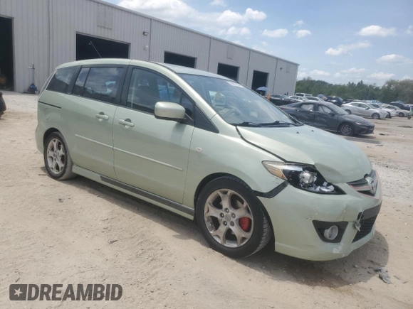 2008 Mazda 5 Grand Touring with VIN JM1CR293480302110, listed as a Copart auction lot 55699365 with 77,079 mi miles and Salvage title. Bid and sale history available at DreamBid. Image 4.