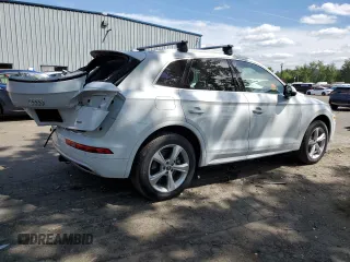 2020 Audi Q5 Premium Plus with VIN WA1BNAFY5L2081013, listed as a Copart auction lot 54674205 with 35,253 mi miles and Salvage title. Bid and sale history available at DreamBid. Image 3.