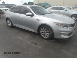2017 Kia Optima LX with VIN 5XXGT4L33HG129265, listed as a IAAI auction lot 41963037 with 131,683 mi miles and . Bid and sale history available at DreamBid. Image 1.