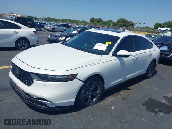 2024 Honda Accord EX-L with VIN 1HGCY2F68RA052031, listed as a IAAI auction lot 42279362 with 15,322 mi miles and . Bid and sale history available at DreamBid. Image 17.