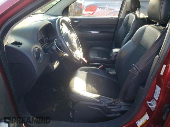 2015 Jeep Compass High Altitude Edition with VIN 1C4NJDEB6FD244760, listed as a Copart auction lot 82442104 with 90,720 mi miles and Salvage Title. Bid and sale history available at carsss.com. Image 7.