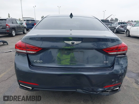 2017 Genesis G80 3.8L with VIN KMHGN4JE9HU181178, listed as a IAAI auction lot 42570337 with 84,104 mi miles and . Bid and sale history available at DreamBid. Image 16.