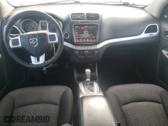 2015 Dodge Journey SXT with VIN 3C4PDCCGXFT681079, listed as a Copart auction lot 46429805 with 104,767 mi miles and Salvage title. Bid and sale history available at DreamBid. Image 8.