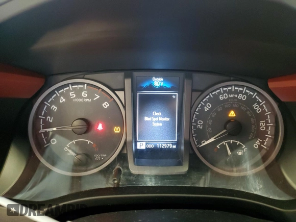 2017 Toyota Tacoma SR5 with VIN 5TFSZ5AN5HX063619, listed as a Copart auction lot 61084235 with 112,980 mi miles and Salvage title. Bid and sale history available at DreamBid. Image 9.