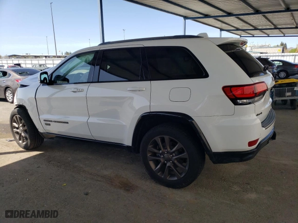 2016 Jeep Grand Cherokee Limited 75th Anniversary with VIN 1C4RJFBG4GC429507, listed as a Copart auction lot 52047165 with 112,843 mi miles and Salvage Title. Bid and sale history available at carsss.com. Image 2.