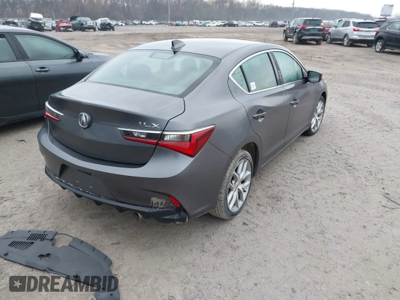 2022 Acura ILX with VIN 19UDE2F30NA001264, listed as a IAAI auction lot 41479677 with 6,735 mi miles and . Bid and sale history available at DreamBid. Image 4.