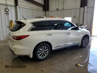 2014 Infiniti QX60 with VIN 5N1AL0MM9EC520157, listed as a Copart auction lot 57418595 with 156,534 mi miles and Clean title. Bid and sale history available at DreamBid. Image 3.