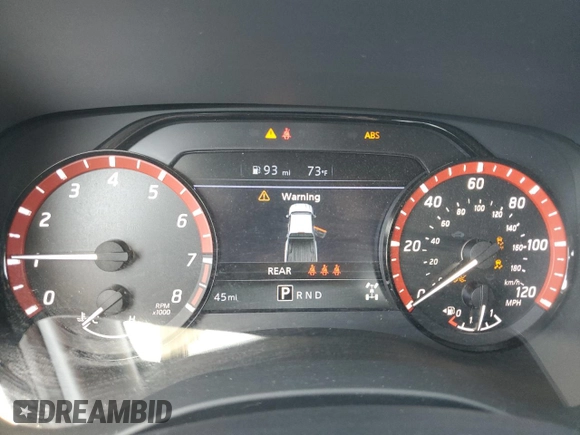 2024 Nissan Frontier Pro-4X with VIN 1N6ED1EK2RN656658, listed as a Copart auction lot 48798475 with 45 mi miles and Salvage title. Bid and sale history available at DreamBid. Image 9.