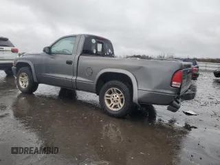2004 Dodge Dakota with VIN 1D7FL16K34S554343, listed as a Copart auction lot 84607944 with 352,061 mi miles and Salvage Title. Bid and sale history available at carsss.com. Image 2.