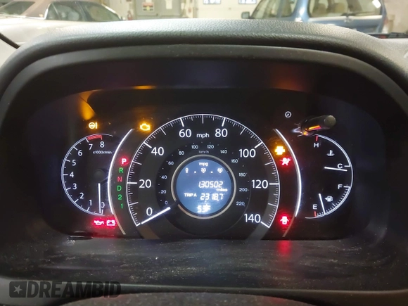 2014 Honda CR-V EX with VIN 2HKRM4H50EH723876, listed as a IAAI auction lot 41464608 with 130,502 mi miles. Bid and sale history available at carsss.com. Image 7.