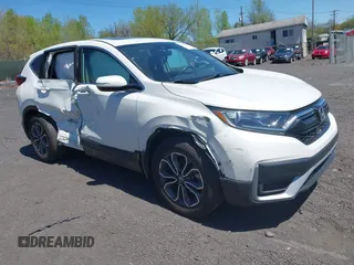 2021 Honda CR-V EX-L with VIN 2HKRW2H87MH678152, listed as a IAAI auction lot 42132825 with 35,241 mi miles. Bid and sale history available at carsss.com. Image 1.
