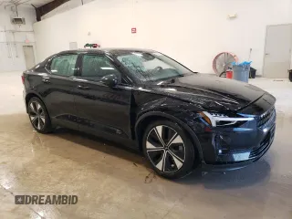 2023 Polestar 2 with VIN YSMED3KA0PL159129, listed as a Copart auction lot 81853444 with 0 mi miles and Clean Title. Bid and sale history available at carsss.com. Image 4.