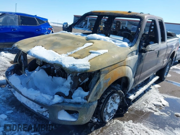 2015 Ford F-250 XLT with VIN 1FT7X2B61FEB60486, listed as a IAAI auction lot 41712104 with 113,228 mi miles and . Bid and sale history available at DreamBid. Image 2.