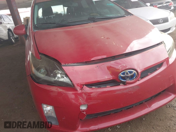 2011 Toyota Prius I with VIN JTDKN3DU3B1411835, listed as a IAAI auction lot 42015181 with 205,744 mi miles and . Bid and sale history available at DreamBid. Image 6.