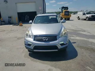 2017 Infiniti QX50 with VIN JN1BJ0RP4HM383177, listed as a Copart auction lot 53038055 with 124,707 mi miles and Salvage Title. Bid and sale history available at carsss.com. Image 14.
