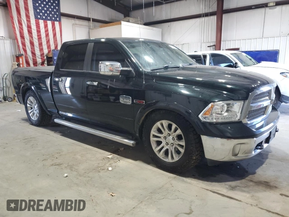 2015 Ram 1500 Laramie Limited with VIN 1C6RR7WM7FS504887, listed as a Copart auction lot 64129555 with 118,599 mi miles and Clean title. Bid and sale history available at DreamBid. Image 4.