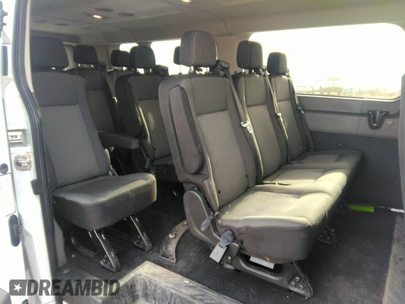 2023 Ford Transit Passenger XL with VIN 1FBAX2YG6PKA64348, listed as a IAAI auction lot 41850514 with 60,902 mi miles and . Bid and sale history available at DreamBid. Image 8.