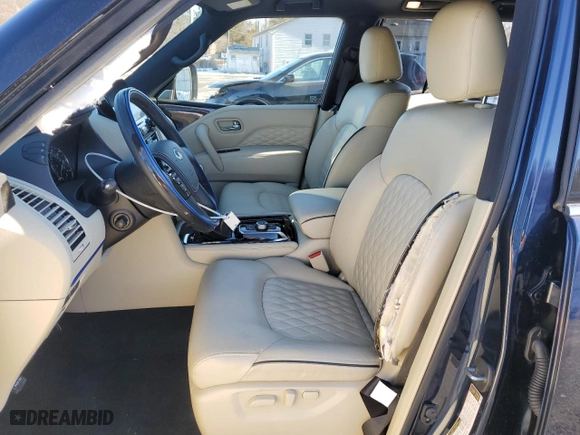 2024 Infiniti QX80 SENSORY with VIN JN8AZ2BE4R9327450, listed as a Copart auction lot 42484215 with 15,044 mi miles and Salvage Title. Bid and sale history available at carsss.com. Image 7.