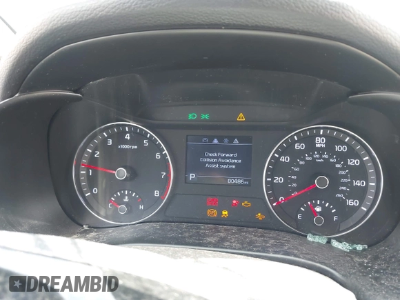2021 Kia Forte GT-Line with VIN 3KPF34AD2ME401914, listed as a IAAI auction lot 42160350 with 80,486 mi miles and . Bid and sale history available at DreamBid. Image 7.