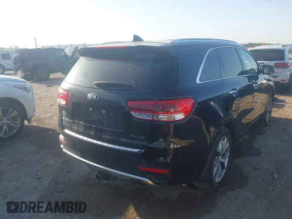 2017 Kia Sorento SX z VIN 5XYPK4A53HG202945, wystawiony jako IAAI lot #42006926 z przebiegiem 159 832 mil mil oraz . Historia ofert i sprzedaży dostępna na DreamBid. Obrazek 4.