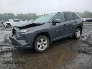 2019 Toyota RAV4 Hybrid LE with VIN 2T3MWRFV9KW028143, listed as a Copart auction lot 60685465 with 81,294 mi miles and Salvage title. Bid and sale history available at DreamBid. Image 1.