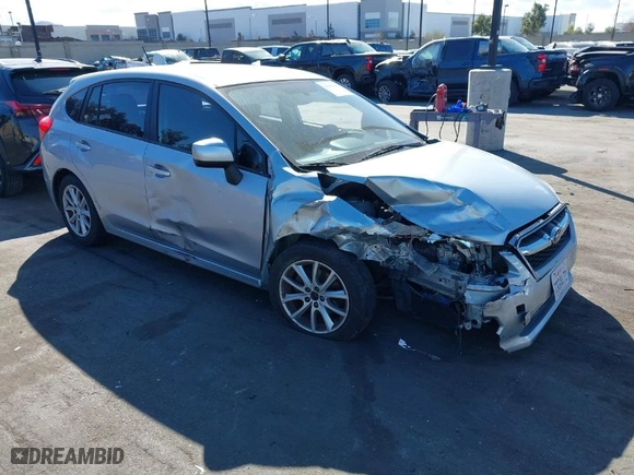 2014 Subaru Impreza Wagon 2.0i Premium with VIN JF1GPAC64E8257757, listed as a IAAI auction lot 41698899 with 173,373 mi miles. Bid and sale history available at carsss.com. Image 1.