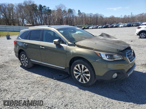 2017 Subaru Outback Touring with VIN 4S4BSATCXH3397155, listed as a Copart auction lot 49506885 with Not provided miles and Salvage title. Bid and sale history available at DreamBid. Image 4.