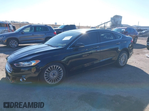 2016 Ford Fusion Titanium with VIN 3FA6P0K95GR135766, listed as a IAAI auction lot 41735040 with 99,256 mi miles. Bid and sale history available at carsss.com. Image 17.