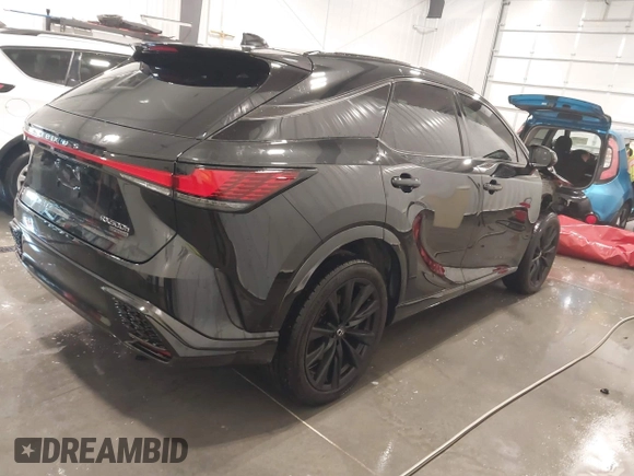 2024 Lexus RX 500h F Sport Performance with VIN 2T2BCMEAXRC018321, listed as a IAAI auction lot 41979819 with 8,184 mi miles and . Bid and sale history available at DreamBid. Image 4.