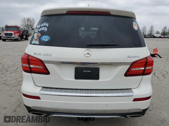 2017 Mercedes-Benz GLS 450 with VIN 4JGDF6EE2HA793911, listed as a Copart auction lot 52298125 with 99,274 mi miles and Salvage Title. Bid and sale history available at DreamBid. Image 6.