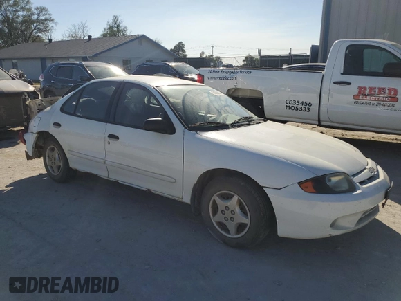 2004 Chevrolet Cavalier with VIN 1G1JC52F247309890, listed as a Copart auction lot 74050814 with 0 mi miles and Salvage Title. Bid and sale history available at carsss.com. Image 4.