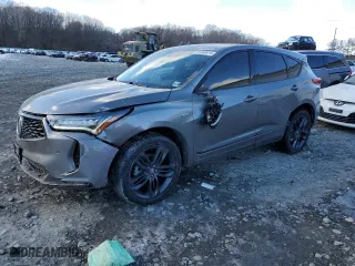 2023 Acura RDX w/A-Spec Package with VIN 5J8TC2H67PL023536, listed as a Copart auction lot 87268614 with 19,972 mi miles and Salvage Title. Bid and sale history available at carsss.com. Image 1.