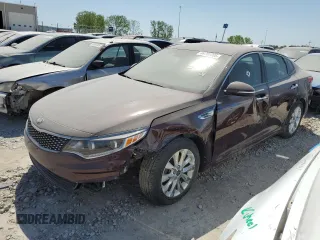 2017 Kia Optima EX with VIN 5XXGU4L32HG178289, listed as a Copart auction lot 44765005 with 71,065 mi miles and Salvage title. Bid and sale history available at DreamBid. Image 1.