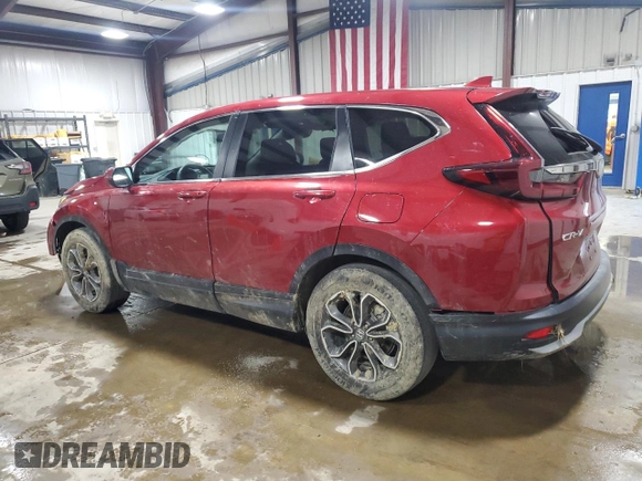 2021 Honda CR-V EX-L z VIN 7FARW1H85ME011111, wystawiony jako Copart lot #55899525 z przebiegiem 36 648 mil mil oraz Szkoda całkowita • Salvage title. Historia ofert i sprzedaży dostępna na DreamBid. Obrazek 2.