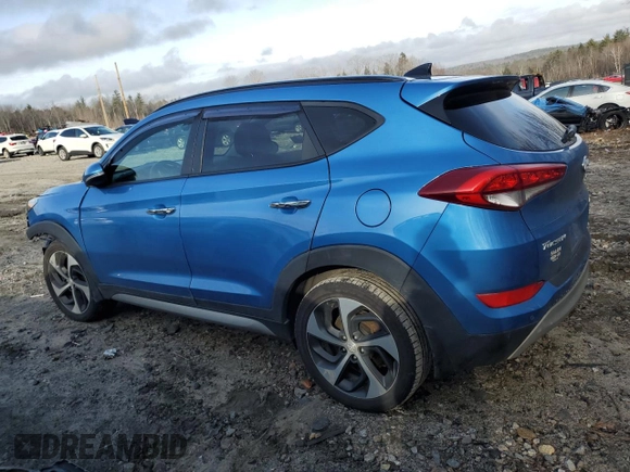 2017 Hyundai Tucson Limited z VIN KM8J3CA26HU307704, wystawiony jako Copart lot #70069642 z przebiegiem 78 606 mil mil oraz . Historia ofert i sprzedaży dostępna na DreamBid. Obrazek 2.