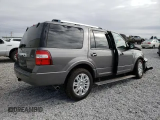 2012 Ford Expedition Limited with VIN 1FMJU2A57CEF64875, listed as a Copart auction lot 47412055 with Not provided miles and Salvage title. Bid and sale history available at DreamBid. Image 3.
