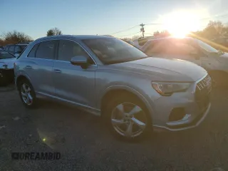 2019 Audi Q3 Premium with VIN WA1AECF30K1076852, listed as a Copart auction lot 79166024 with 47,802 mi miles and Salvage Title. Bid and sale history available at carsss.com. Image 4.