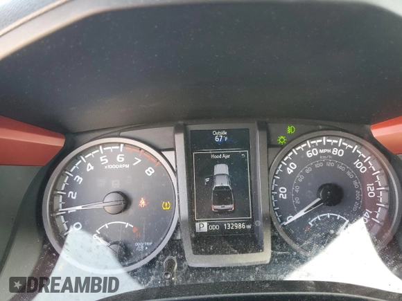 2016 Toyota Tacoma SR with VIN 3TMCZ5AN7GM006329, listed as a Copart auction lot 51313335 with 132,986 mi miles and Salvage Title. Bid and sale history available at carsss.com. Image 9.