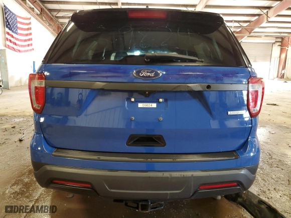 2019 Ford Police Interceptor Utility with VIN 1FM5K8AT1KGB15719, listed as a Copart auction lot 65549154 with 81,581 mi miles and Non Repairable. Bid and sale history available at carsss.com. Image 6.