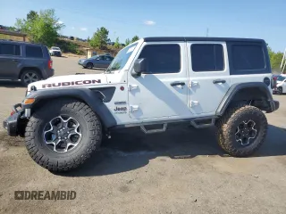 2020 Jeep Wrangler Unlimited Recon with VIN 1C4HJXFN2LW253771, listed as a Copart auction lot 54837675 with 98,935 mi miles and Salvage title. Bid and sale history available at DreamBid. Image 1.