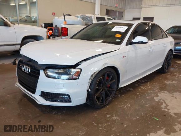 2016 Audi S4 Premium Plus with VIN WAUBGAFL3GA004914, listed as a IAAI auction lot 41296241 with 95,631 mi miles. Bid and sale history available at carsss.com. Image 18.