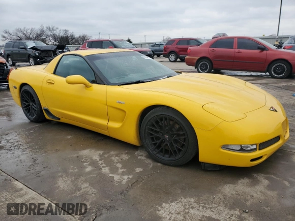 2004 Chevrolet Corvette Z06 with VIN 1G1YY12S445111300, listed as a Copart auction lot 87840815 with 120,463 mi miles and Salvage Title. Bid and sale history available at carsss.com. Image 4.