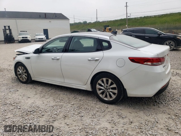 2016 Kia Optima EX z VIN 5XXGU4L3XGG091612, wystawiony jako Copart lot #59929295 z przebiegiem 130 450 mil mil oraz Szkoda całkowita • Salvage title. Historia ofert i sprzedaży dostępna na DreamBid. Obrazek 2.