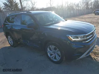 2021 Volkswagen Atlas 3.6L V6 SE w/Technology with VIN 1V2KR2CA6MC564513, listed as a IAAI auction lot 41582367 with 39,337 mi miles. Bid and sale history available at carsss.com. Image 1.