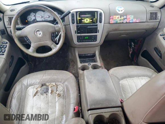 2005 Mercury Mountaineer with VIN 4M2ZU86E95ZJ31597, listed as a Copart auction lot 41633035 with 266,358 mi miles and Clean title. Bid and sale history available at DreamBid. Image 8.
