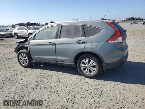 2012 Honda CR-V EX-L with VIN JHLRM3H70CC003243, listed as a Copart auction lot 48320445 with 122,314 mi miles and Salvage Title. Bid and sale history available at carsss.com. Image 2.