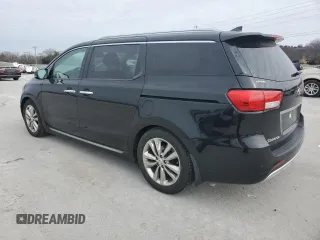 2016 Kia Sedona SX-L with VIN KNDME5C18G6108863, listed as a Copart auction lot 45536295 with 110,337 mi miles and Salvage Title. Bid and sale history available at carsss.com. Image 2.