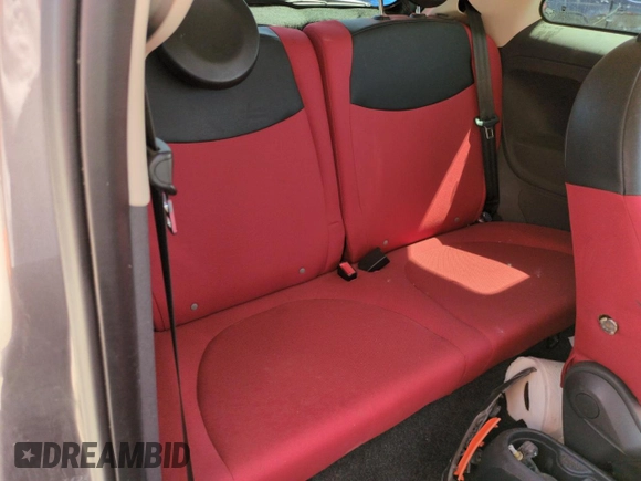2013 FIAT 500 Pop with VIN 3C3CFFAR8DT539037, listed as a Copart auction lot 59787675 with 108,375 mi miles and Salvage title. Bid and sale history available at DreamBid. Image 10.